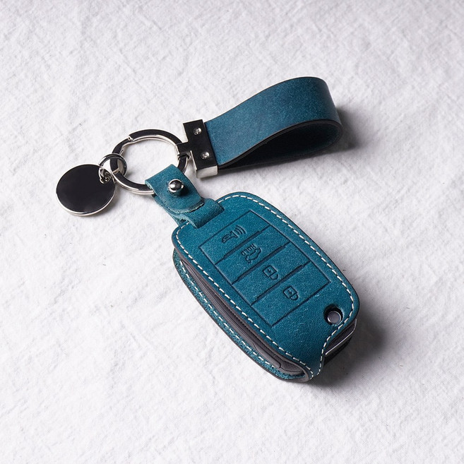 이지스 더뉴K5 K3 뉴쏘렌토R 올뉴모닝 스포티지QL 올뉴K5 니로 차키케이스 기아폴딩키, K-F-01, 오션블루