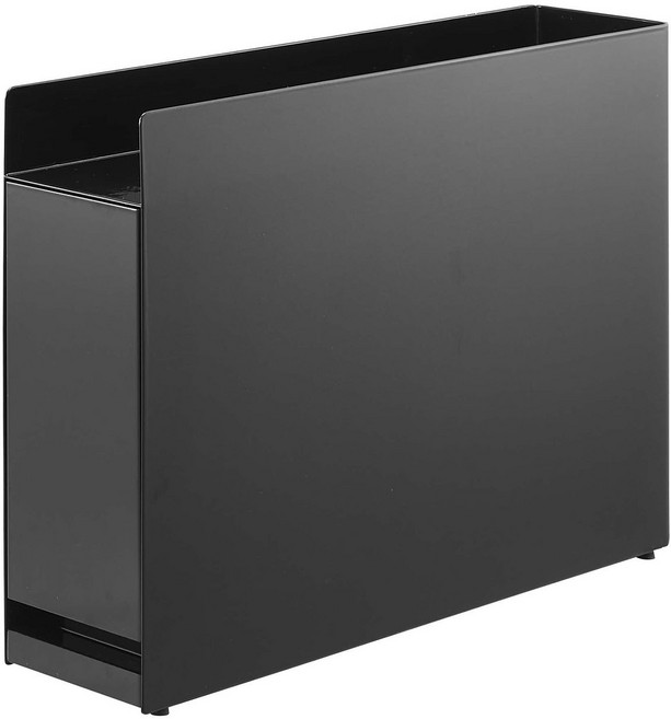 야마자키실업 틈새 조미료 보관대 선반 타워 6003/6004, 블랙