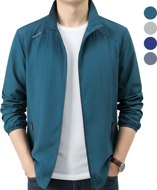 남성 경량 바람막이 집업 윈드브레이커