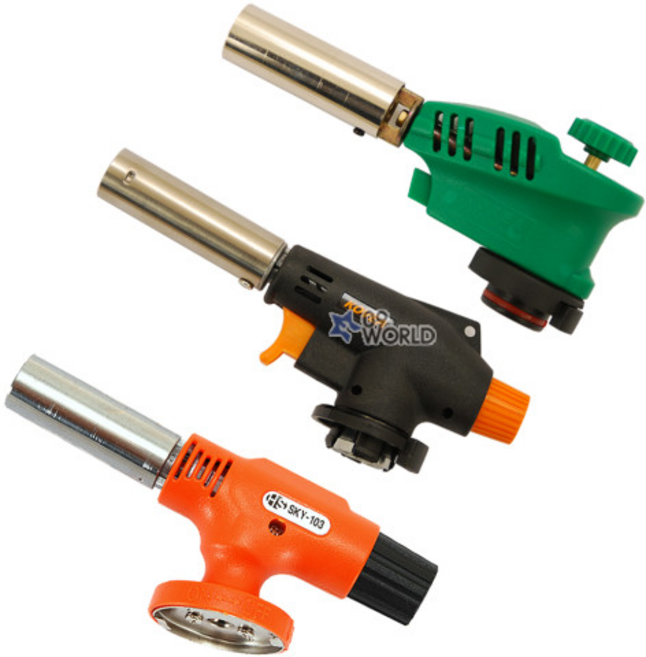 국산 코베아 자동식가스토치 화성 아성 휴대용가스토치 부탄가스용 용접 숯불, 화성 SKY-103, 1개