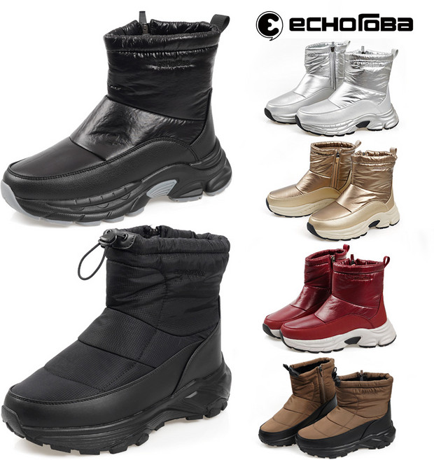 에코로바 여성 남성 패딩부츠 방한화 방한부츠 ER9009
