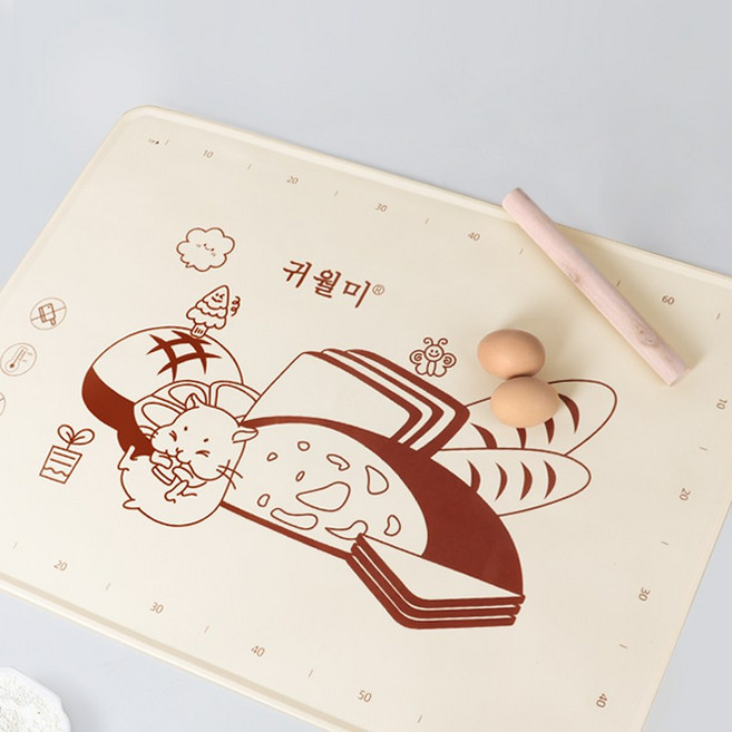 귀월미 실리콘 베이킹 반죽매트 500mm*700mm 1개