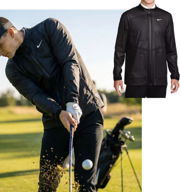 나이키 스톰핏 남성 풀짚 자켓 집업 재킷 골프웨어 스포츠웨어 블랙