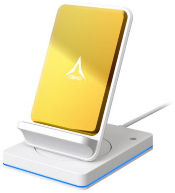 앱코 ACD20 회전 거치대 15W 초고속 핸드폰 무선 충전기, GOLD, 1개