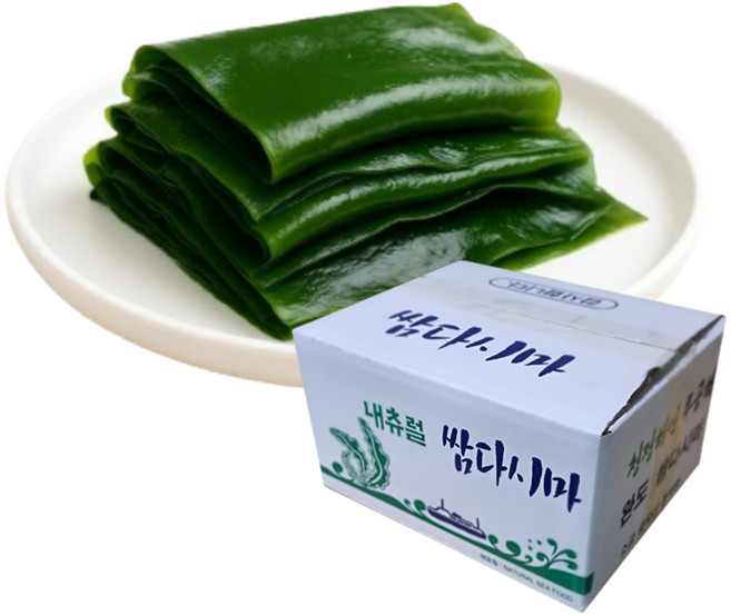 완도산 염장 쌈 다시마 대용량 벌크 포장, 2개, 5kg