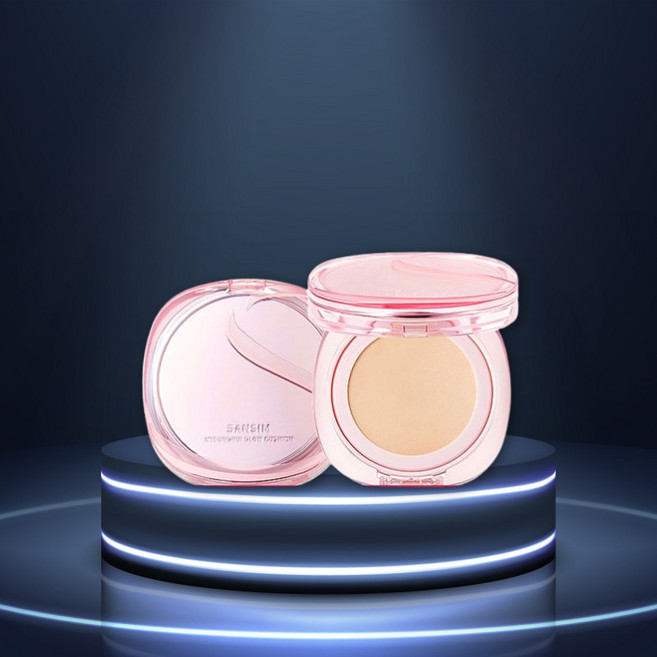 산심 명휘 글로우 쿠션 1호 화사한색 SFP50+/PA+++ [ 본품 + 리필 ], 1개