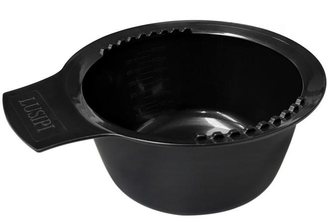 루시피 국내제작 대용량 염색볼 600ml, 1개, 블랙