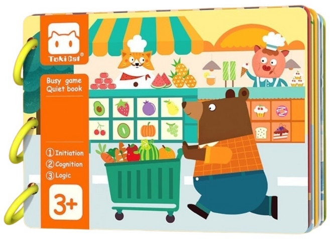 Toki Cat 寶寶啟蒙安靜書, 早教款【完整版】已組裝成書