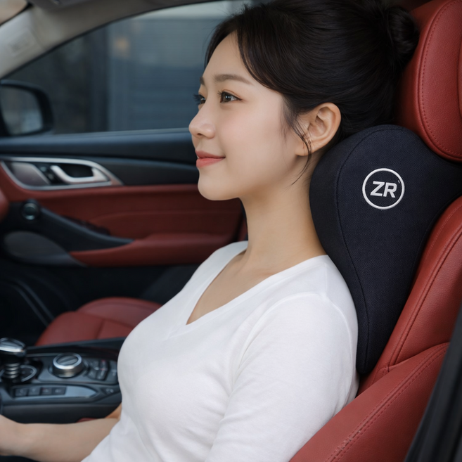 에니픽 3D입체 경추보호 메모리폼 목쿠션, 1개, 블랙