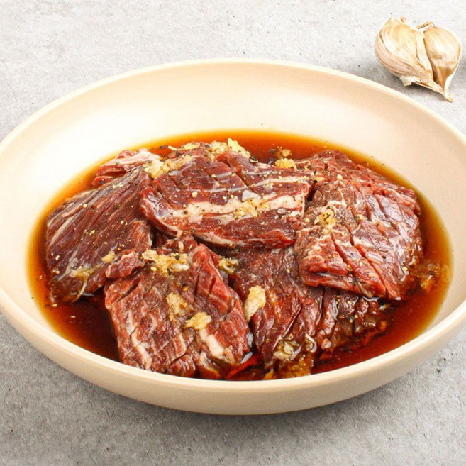 용지봉 한식대가 변미자의 양념 안창살, 8개, 300g