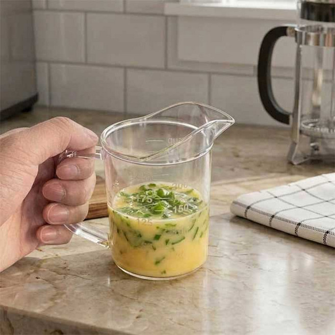 PC 계량컵, 투명, 225ml, 1개