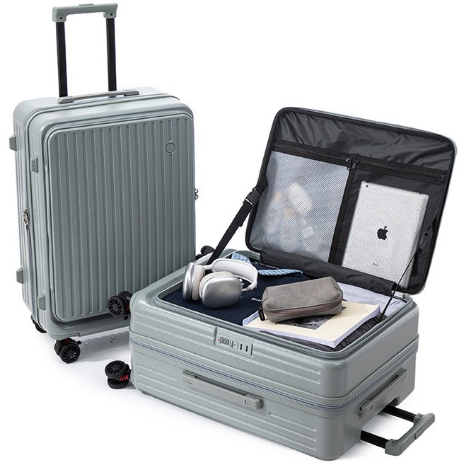 HEZO 전면 오픈 기내용 여행 캐리어 확장형 대용량 20인치 24인치 28인치