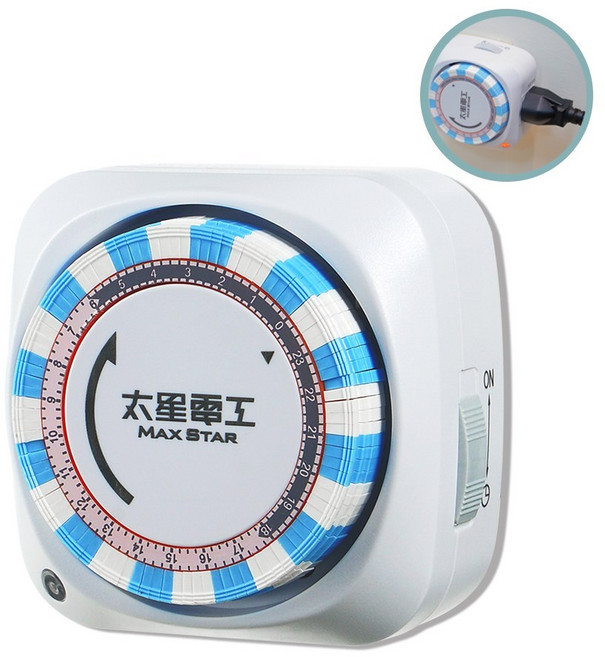 MAX STAR 省電節能 輕鬆設定電器開關時間 安全可靠, 1個, 【太星電工】省電家族機械式定時器/3P OTM306A
