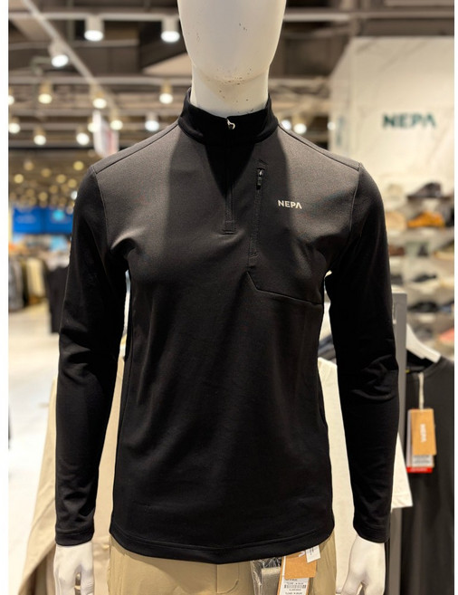 네파 NCKN 26SS 남성 패스파인더 베이직 긴팔 집업 티셔츠 7M15401