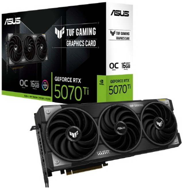 [ASUS] TUF Gaming 지포스 RTX 5070 Ti O16G OC D7 16GB 인텍앤컴퍼니