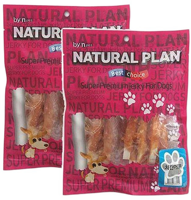 NS홈쇼핑네츄럴플랜 치킨어포 사사미 150G 2개30852880, 2개, 치킨