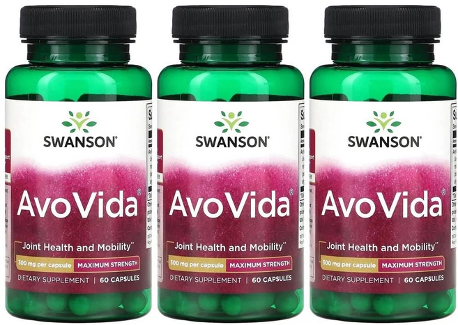 스완슨 아보비다 아보카도 300mg 60캡슐 3병 베타시토스테롤 캄페스테롤 AvoVida, 60정, 3개 - 쿠팡