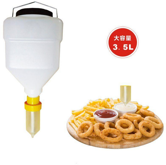 업소용소스통 잘나오는 소스통 업소용 넓은입구 대용량소스통 3500ml 5500ml 소스건, 3개