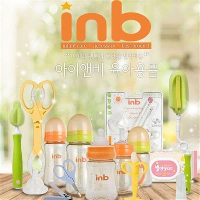 아이앤비 PPSU 젖병 젖꼭지 빨대컵 소독집게 젖병세척솔 출산준비물, inb프리미엄 자동꼭지 2P