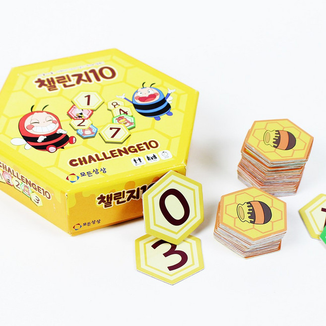 챌린지10 보드게임 8세이상 10만들기 연산 확률, 단품, 1개