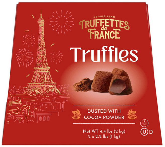 Truffettes De France Truffles 프렌치 트러플 초콜릿, 2개, 1kg