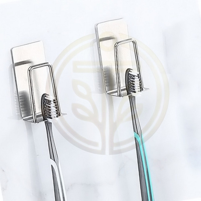 칫솔홀더 304스테인리스 2p세트 실버 빠른배송 칫솔정리 공간활용 인테리어소품