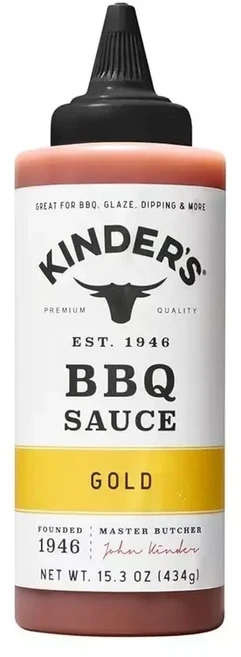 Kinder's Sauce BBQ 골드 스퀴즈 433.7g 15온스, 1개