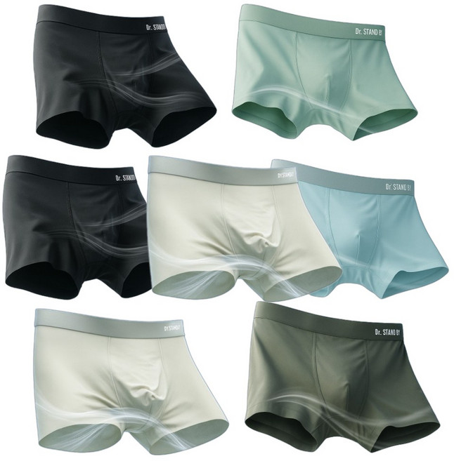 [여름남자팬티1위]닥터스탠바이 드로즈 한국의류시험연구원 인증 프리미엄 항균 남성 통기성 팬티 5종 세트 (추가 2장 무료 5+2=총7장)