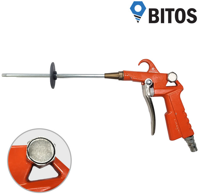 철 자석 에어건 차량용 콤프레샤 휴대용 가정용 공장 에어건 200S, 1개