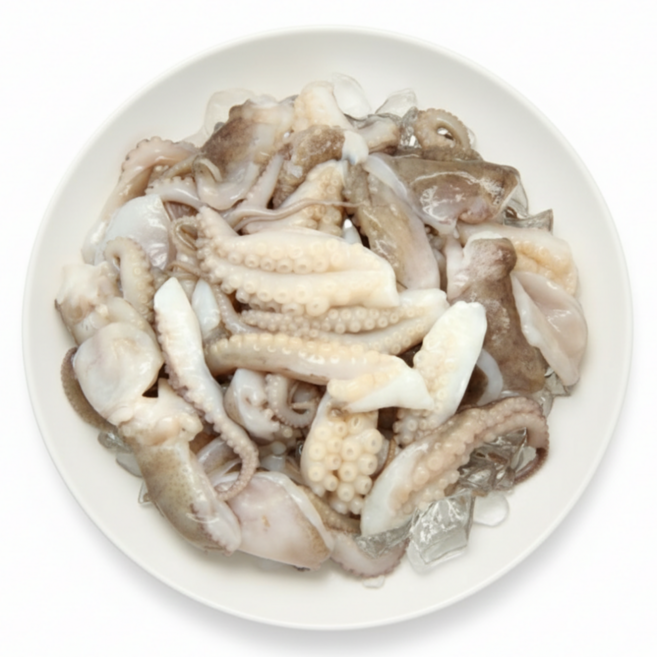 절단쭈꾸미 3kg 냉동 손질 쭈꾸미 볶음 대용량 업소용 벌크, 절단주꾸미 L 3kg (500gX6개)