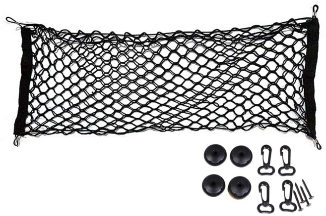 바이어블 자동차 SUV RV 간편 설치 다용도 트렁크 네트 그물망, (110 x 40 cm)_1세트, 1개