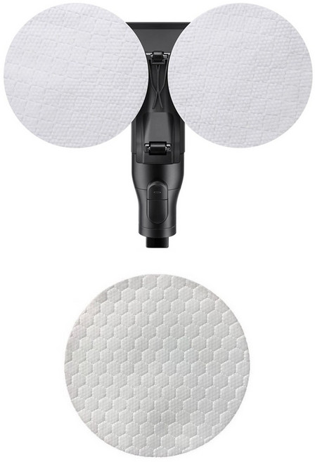 클린홈 일회용 습식 엠보싱 원형 물걸레청소포 20 40 60 80매, 40개