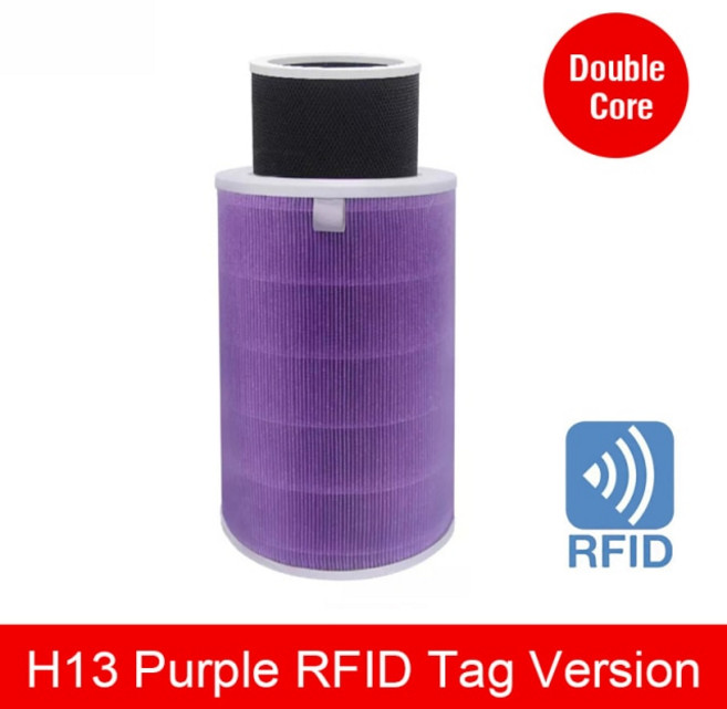 샤오미 공기 청정기 PM2.5 헤파 필터 2S 3 프로 활성탄, 05 Purple Double Core, 1개