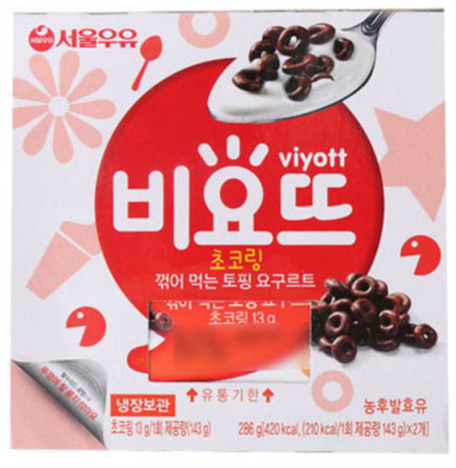 서울우유 비요뜨 초코링 143g, 286g, 2개