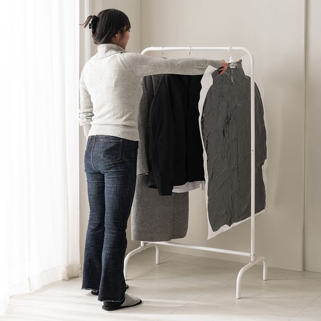 걸이형 압축팩 롱 코트형, 2개, 2개입