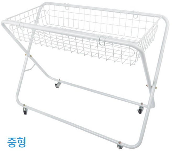접이식 X매대 바구니 (중형), 1개