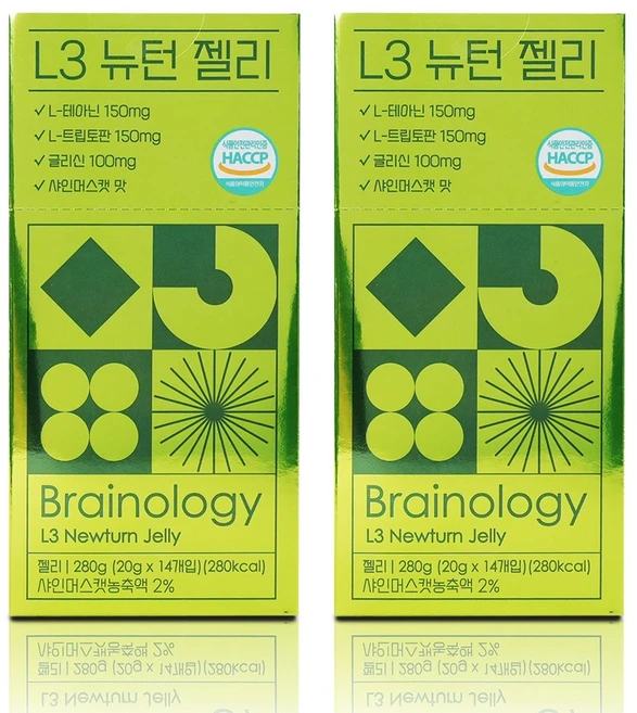 L3 뉴턴 젤리 샤인머스켓 농축액 프락토올리고당, 2박스, 280g - 쿠팡