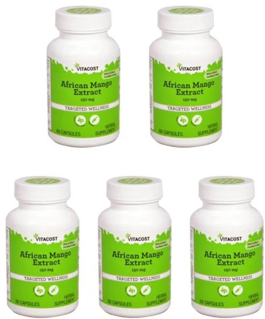 비타코스트 아프리카 망고 추출물 캡슐 60정, 5개 - 쿠팡