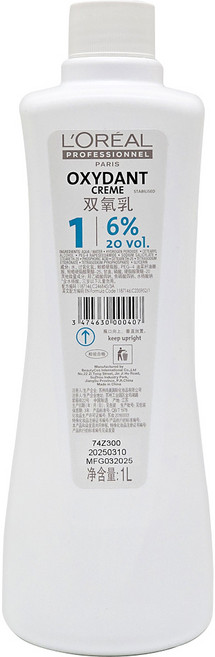 로레알 프로페셔널 옥시던트 크림 6%산화제, 1개, 1000ml