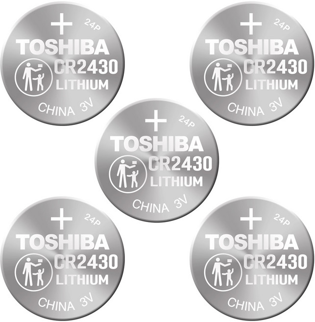 CR2430 밧데리 스마트키 배터리 건전지 볼보 자동차키 (5알)