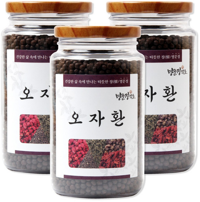 명문정약초 오자환 오미자 구기자 복분자 사상자 토사자 함유, 3개, 400g