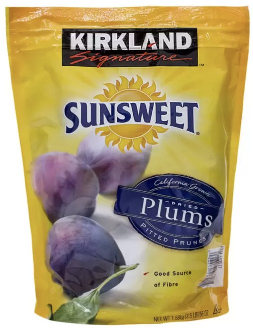 커클랜드 시그니춰 건자두 반건조 자두 푸룬 건과일 변비 소화효능 식이섬유 1.58kg 2개