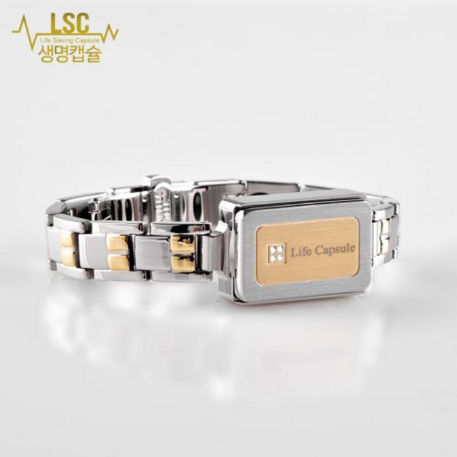 LSC 생명캡슐 이즈팔찌, 로즈골드, 1개