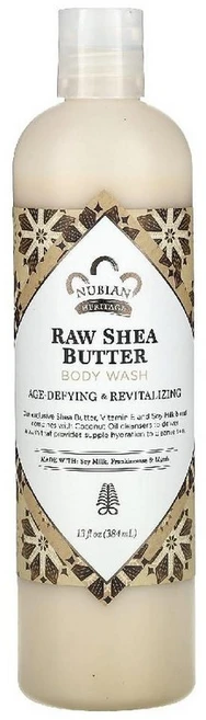 누비안헤리티지 아프리칸 블랙솝 바디워시 384ml 트러블 진정 모공 케어 천연 샤워젤 (원산지 미국), 로시어 버터, 1개 - 쿠팡