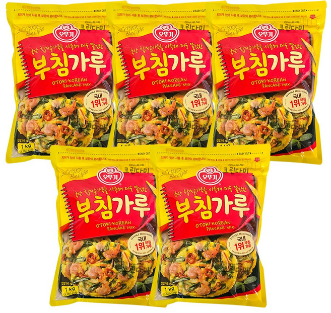 오뚜기 찹쌀가루를 사용해 더욱 쫄깃한 부침가루 1kg, 5개