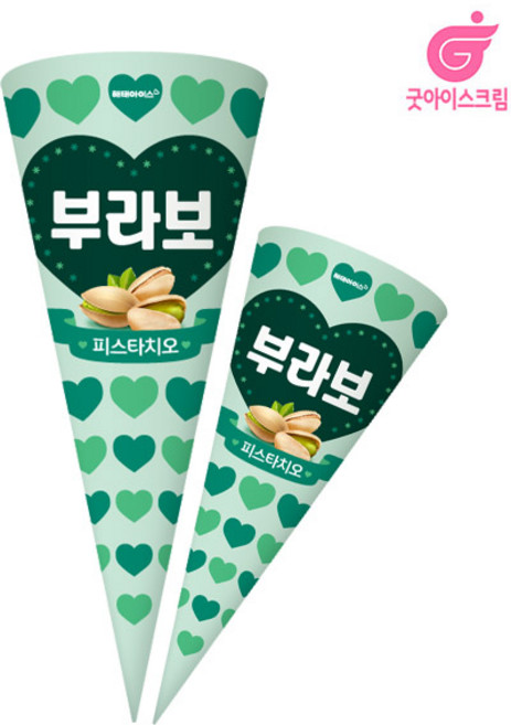 기타 해태 부라보콘 피스타치오 24개, 160ml
