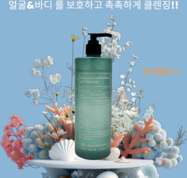 힐렌 ph 약산성 폼클렌져 500ml /7000원 마스크 증정, 500g, 1개