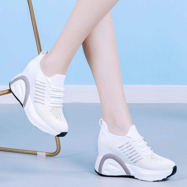 니트 키높이 운동화 메쉬 통기성 운동화 1317