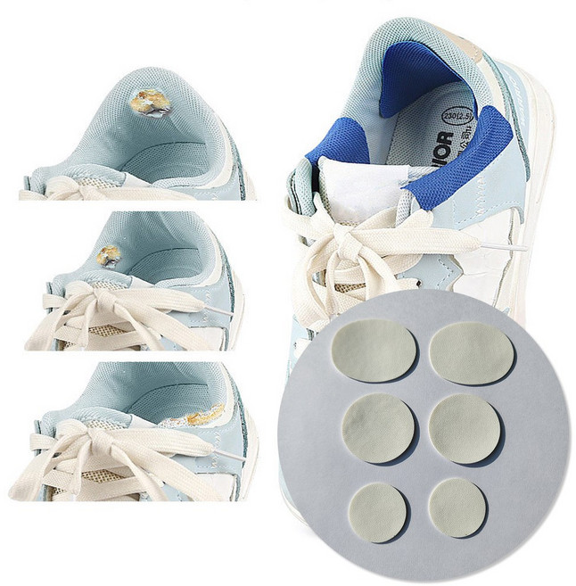 운동화 수선 패치 등산화 운동화 뒤꿈치 수선 신발 발뒷꿈치 패드 메쉬 구멍 런닝화, 구멍수리세트, 화이트, 1개