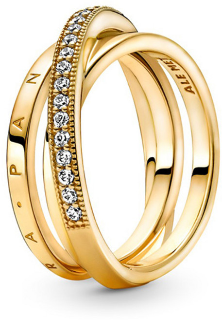 판도라 크로스오버 파베 트리플 밴드 반지 169057C01